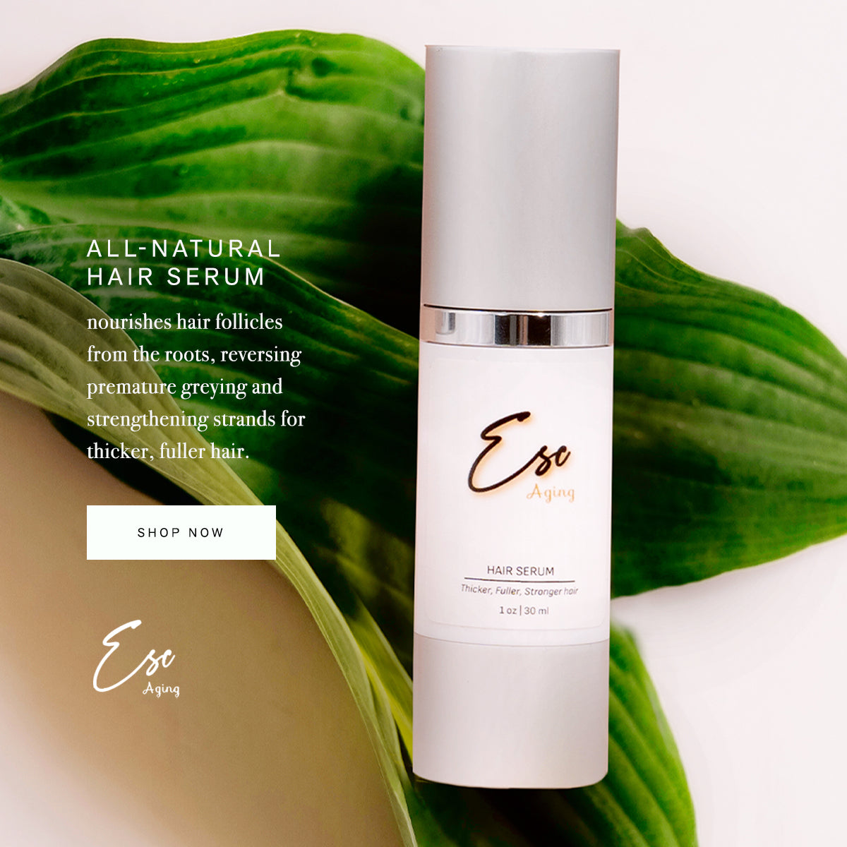 Hair Serum Application